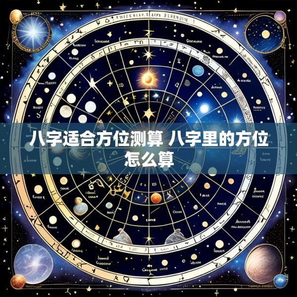 八字适合方位测算 八字里的方位怎么算