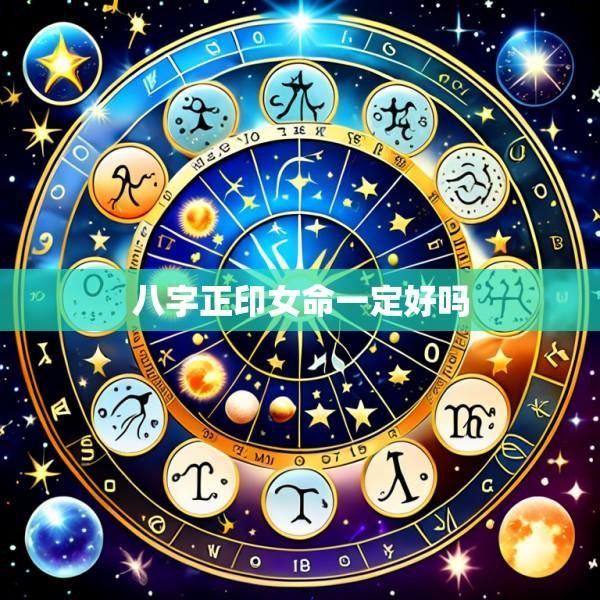 八字正印女命一定好吗