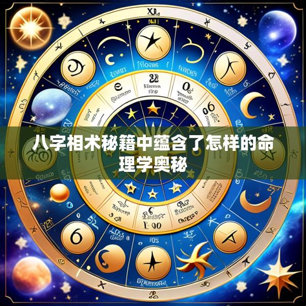 八字相术秘籍中蕴含了怎样的命理学奥秘