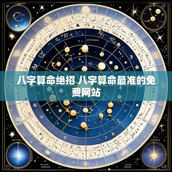 八字算命绝招 八字算命最准的免费网站