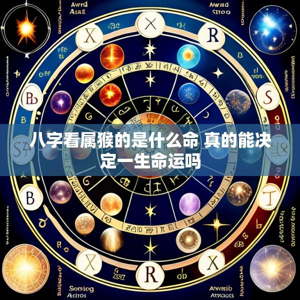 八字看属猴的是什么命 真的能决定一生命运吗