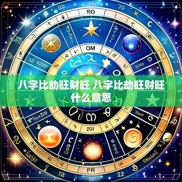 八字比劫旺财旺 八字比劫旺财旺什么意思