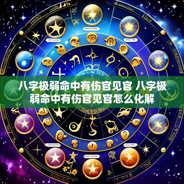 八字极弱命中有伤官见官 八字极弱命中有伤官见官怎么化解