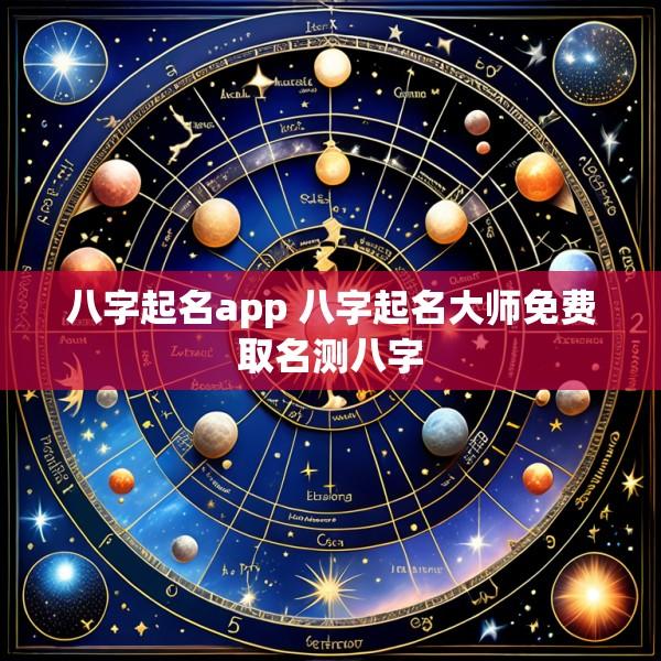 八字起名app 八字起名大师免费取名测八字