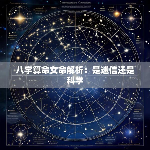 八字算命女命解析：是迷信还是科学