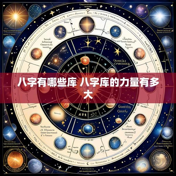 八字有哪些库 八字库的力量有多大