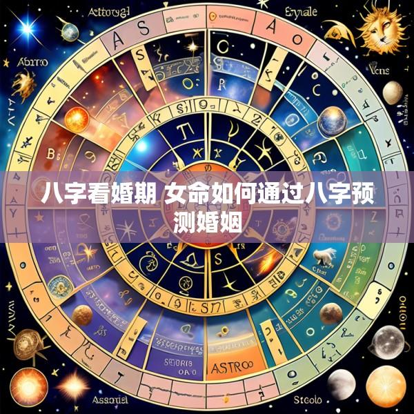八字看婚期 女命如何通过八字预测婚姻