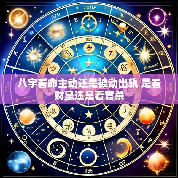 八字看命主动还是被动出轨 是看财星还是看官杀