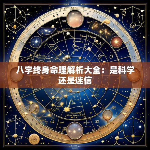 八字终身命理解析大全：是科学还是迷信