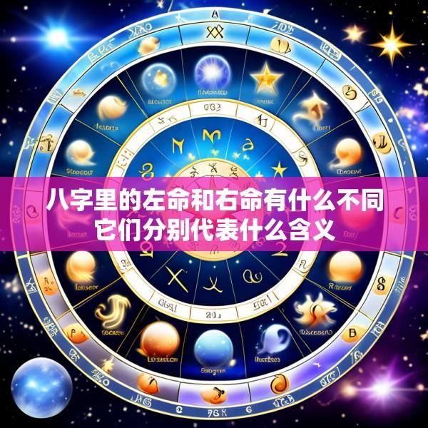 八字里的左命和右命有什么不同它们分别代表什么含义