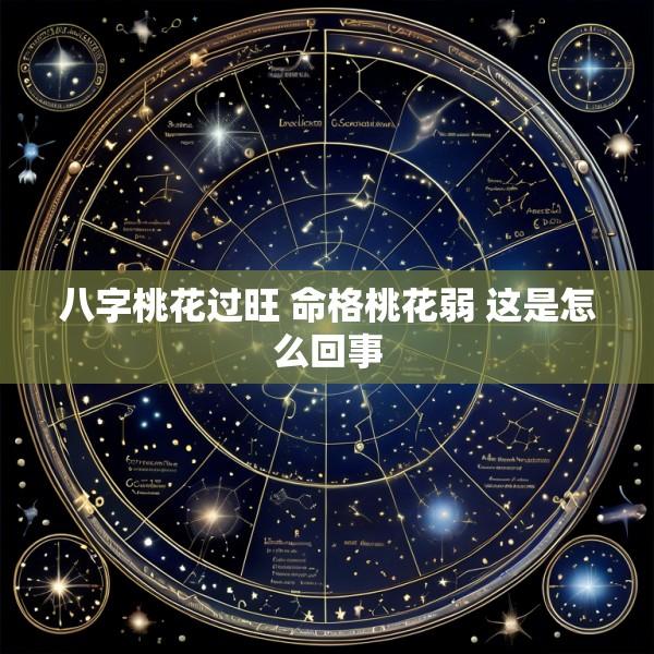 八字桃花过旺 命格桃花弱 这是怎么回事