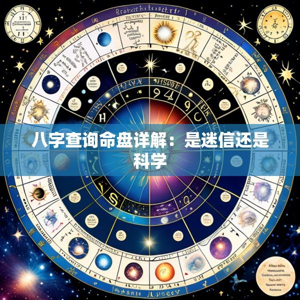 八字查询命盘详解：是迷信还是科学