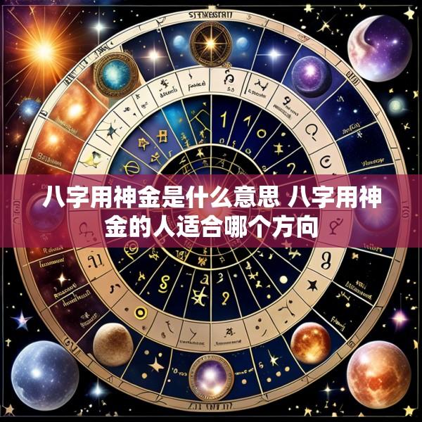 八字用神金是什么意思 八字用神金的人适合哪个方向