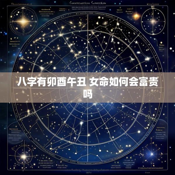八字有卯酉午丑 女命如何会富贵吗