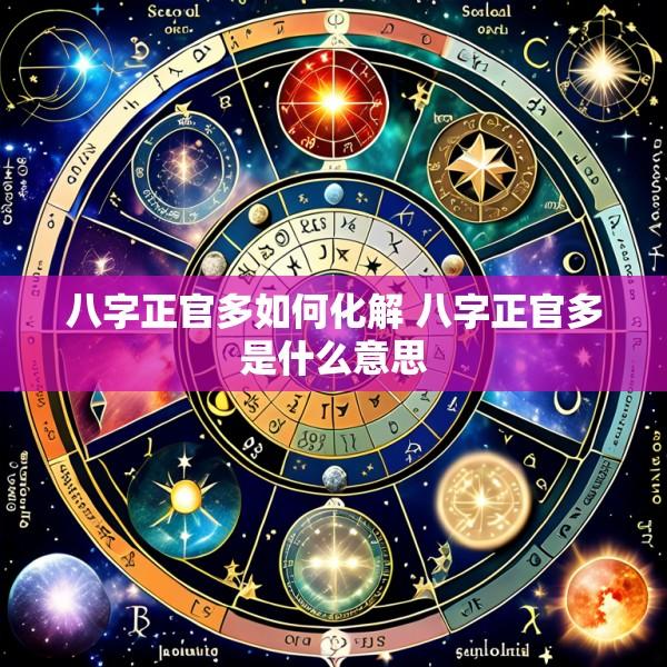 八字正官多如何化解 八字正官多是什么意思