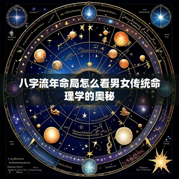 八字流年命局怎么看男女传统命理学的奥秘