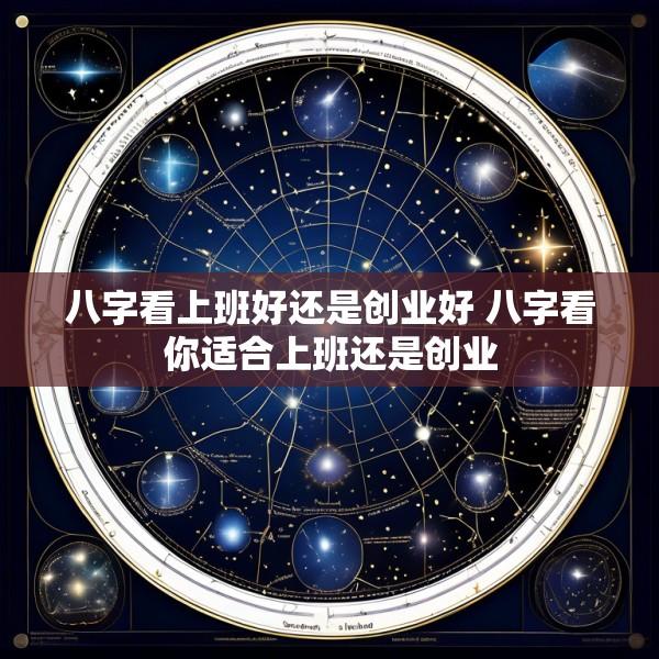 八字看上班好还是创业好 八字看你适合上班还是创业