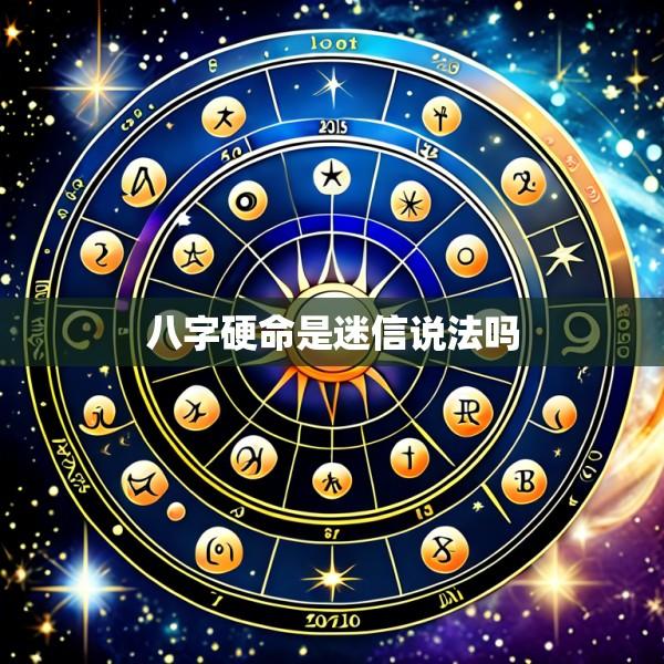 八字硬命是迷信说法吗