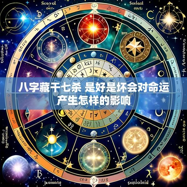 八字藏干七杀 是好是坏会对命运产生怎样的影响