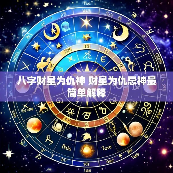 八字财星为仇神 财星为仇忌神最简单解释