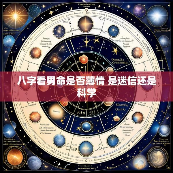 八字看男命是否薄情 是迷信还是科学