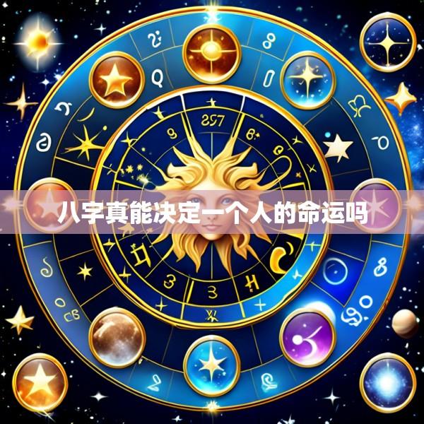 八字真能决定一个人的命运吗