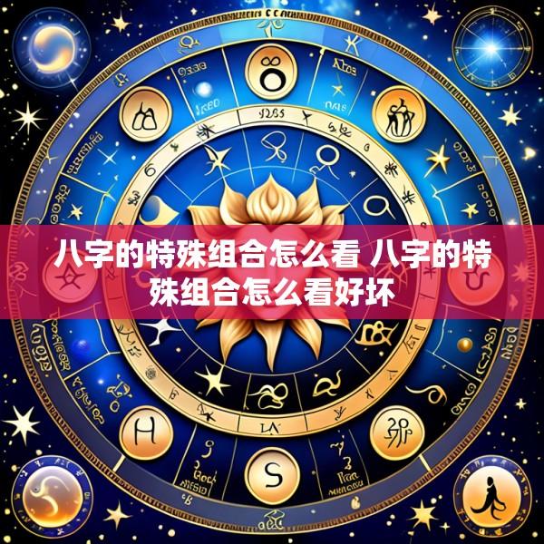 八字的特殊组合怎么看 八字的特殊组合怎么看好坏