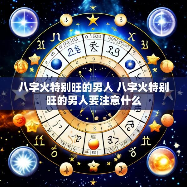 八字火特别旺的男人 八字火特别旺的男人要注意什么