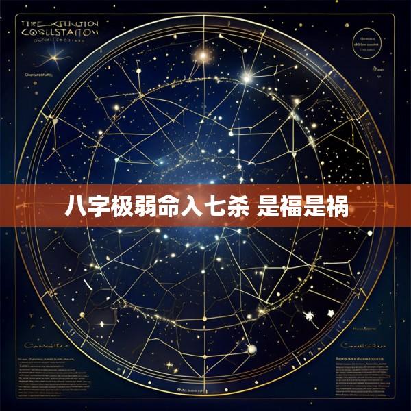 八字极弱命入七杀 是福是祸