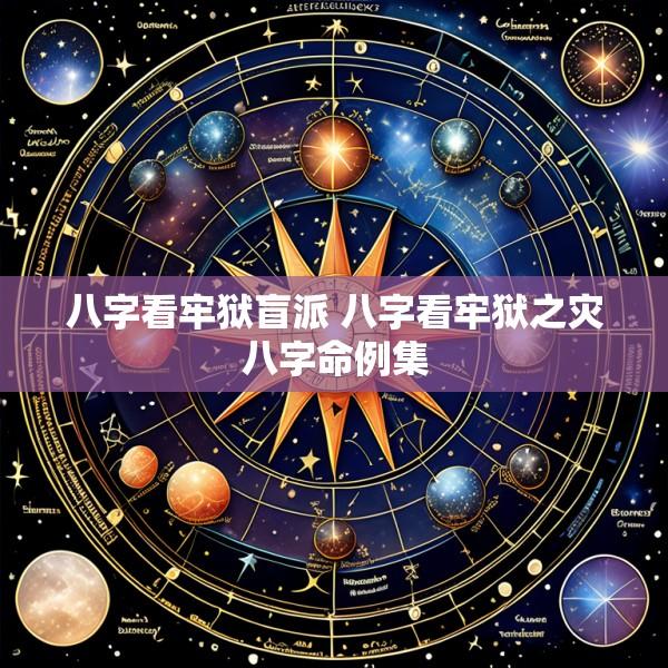 八字看牢狱盲派 八字看牢狱之灾八字命例集