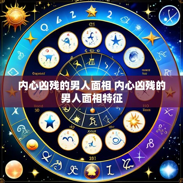 内心凶残的男人面相 内心凶残的男人面相特征