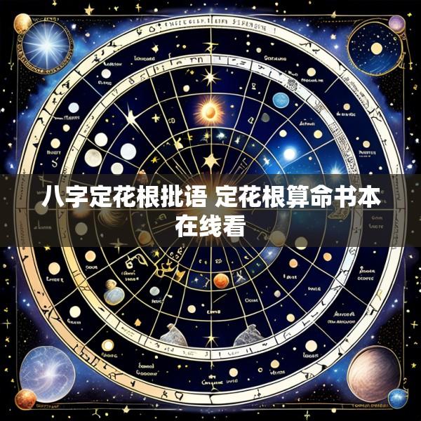 八字定花根批语 定花根算命书本在线看