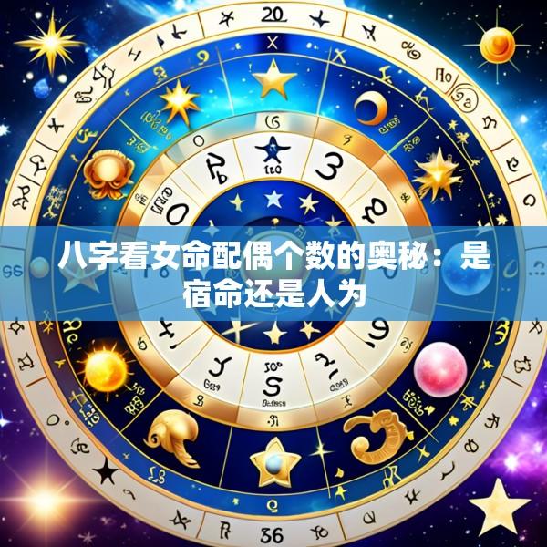 八字看女命配偶个数的奥秘：是宿命还是人为