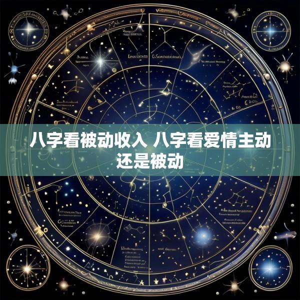 八字看被动收入 八字看爱情主动还是被动