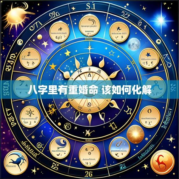 八字里有重婚命 该如何化解