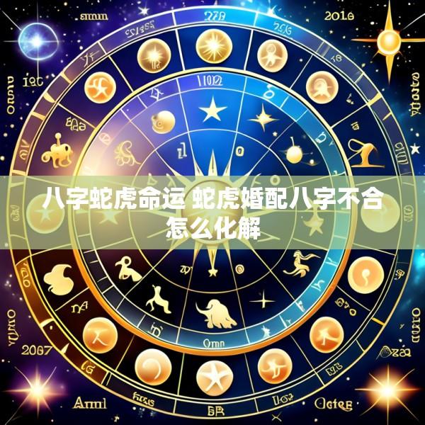 八字蛇虎命运 蛇虎婚配八字不合怎么化解