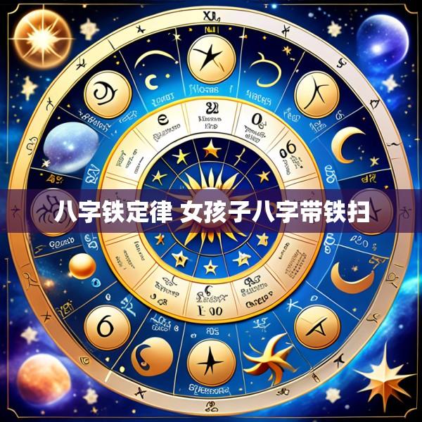 八字铁定律 女孩子八字带铁扫