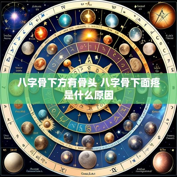 八字骨下方有骨头 八字骨下面疼是什么原因
