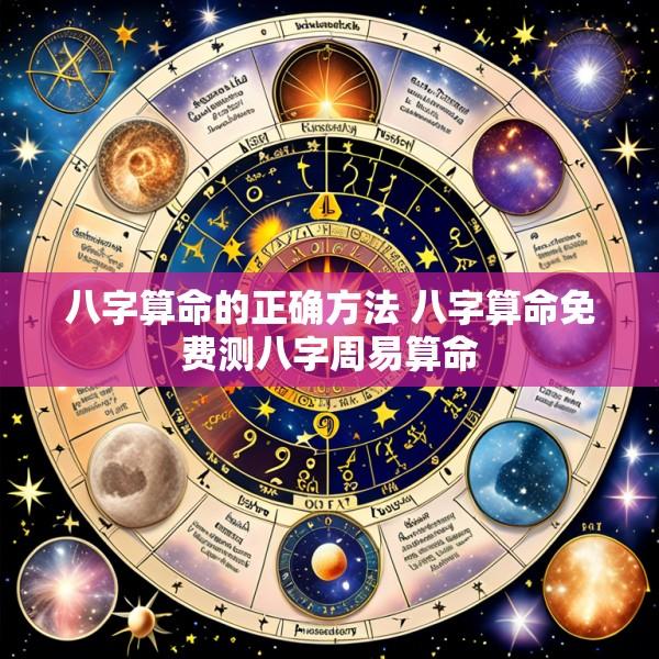 八字算命的正确方法 八字算命免费测八字周易算命
