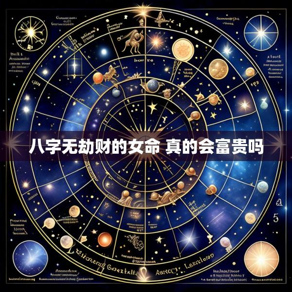 八字无劫财的女命 真的会富贵吗