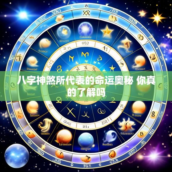 八字神煞所代表的命运奥秘 你真的了解吗