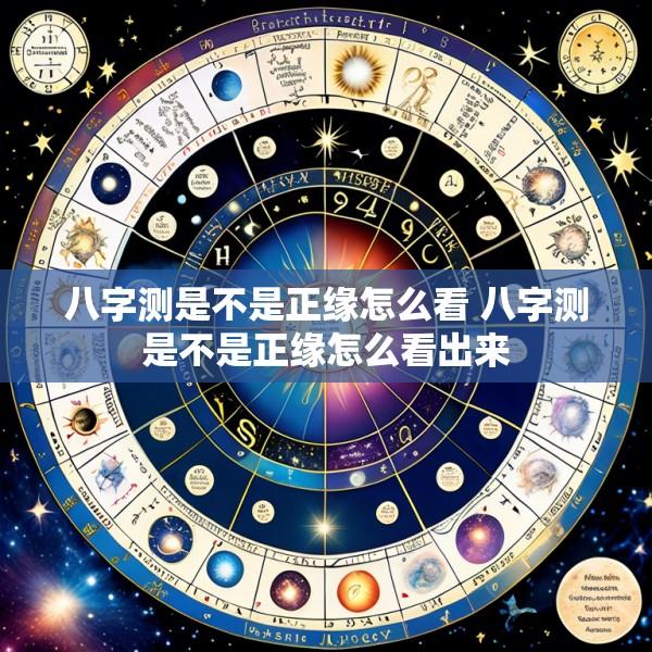 八字测是不是正缘怎么看 八字测是不是正缘怎么看出来