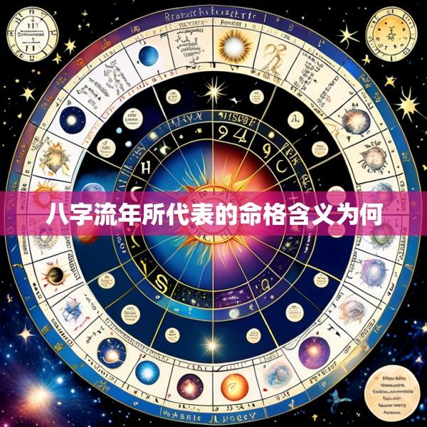 八字流年所代表的命格含义为何