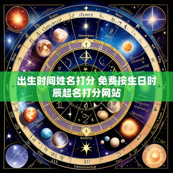 出生时间姓名打分 免费按生日时辰起名打分网站