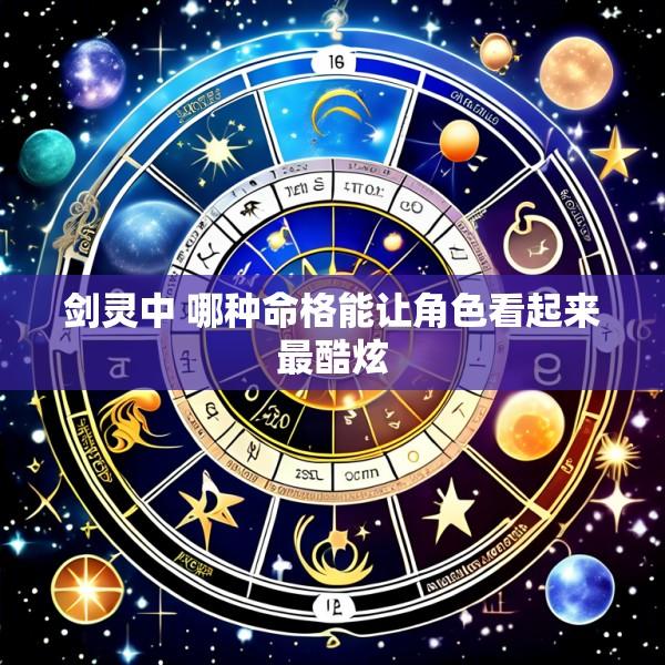 剑灵中 哪种命格能让角色看起来最酷炫