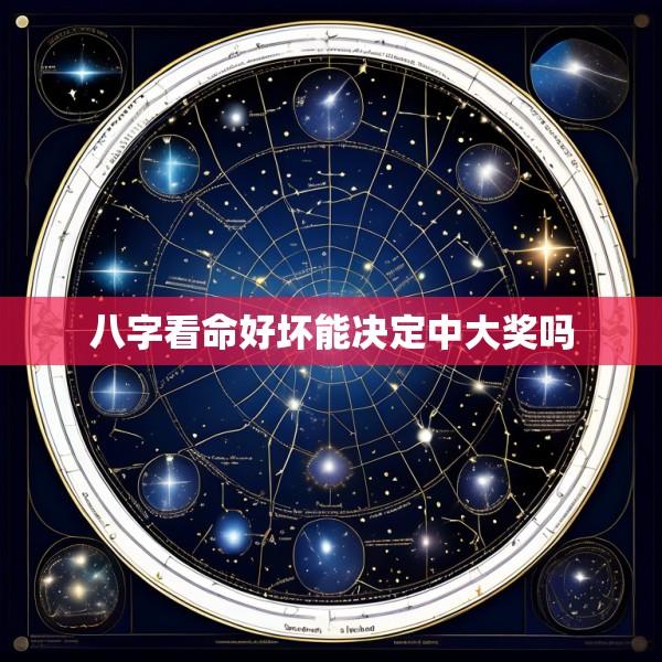 八字看命好坏能决定中大奖吗