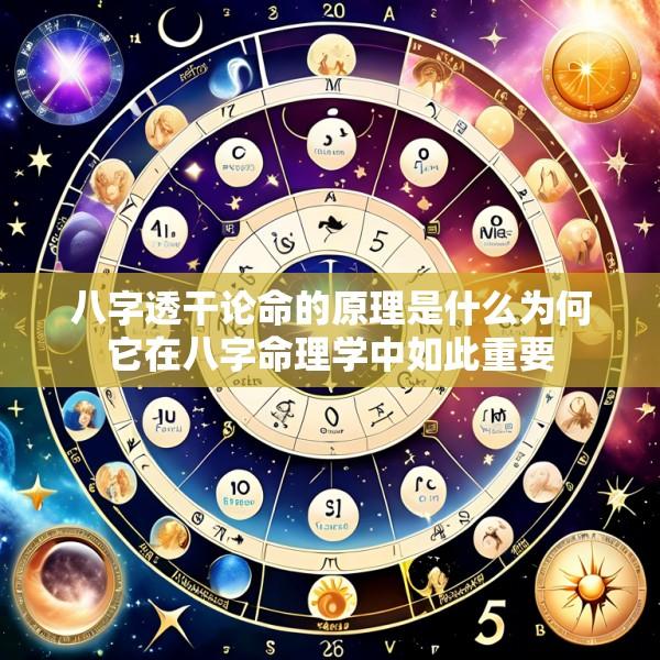 八字透干论命的原理是什么为何它在八字命理学中如此重要