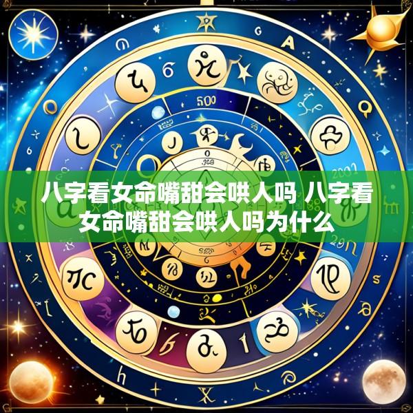 八字看女命嘴甜会哄人吗 八字看女命嘴甜会哄人吗为什么