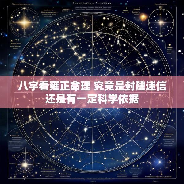 八字看雍正命理 究竟是封建迷信还是有一定科学依据