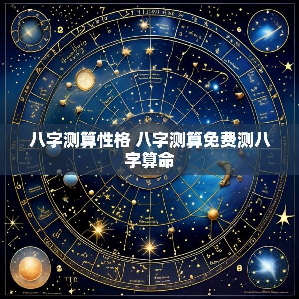 八字测算性格 八字测算免费测八字算命